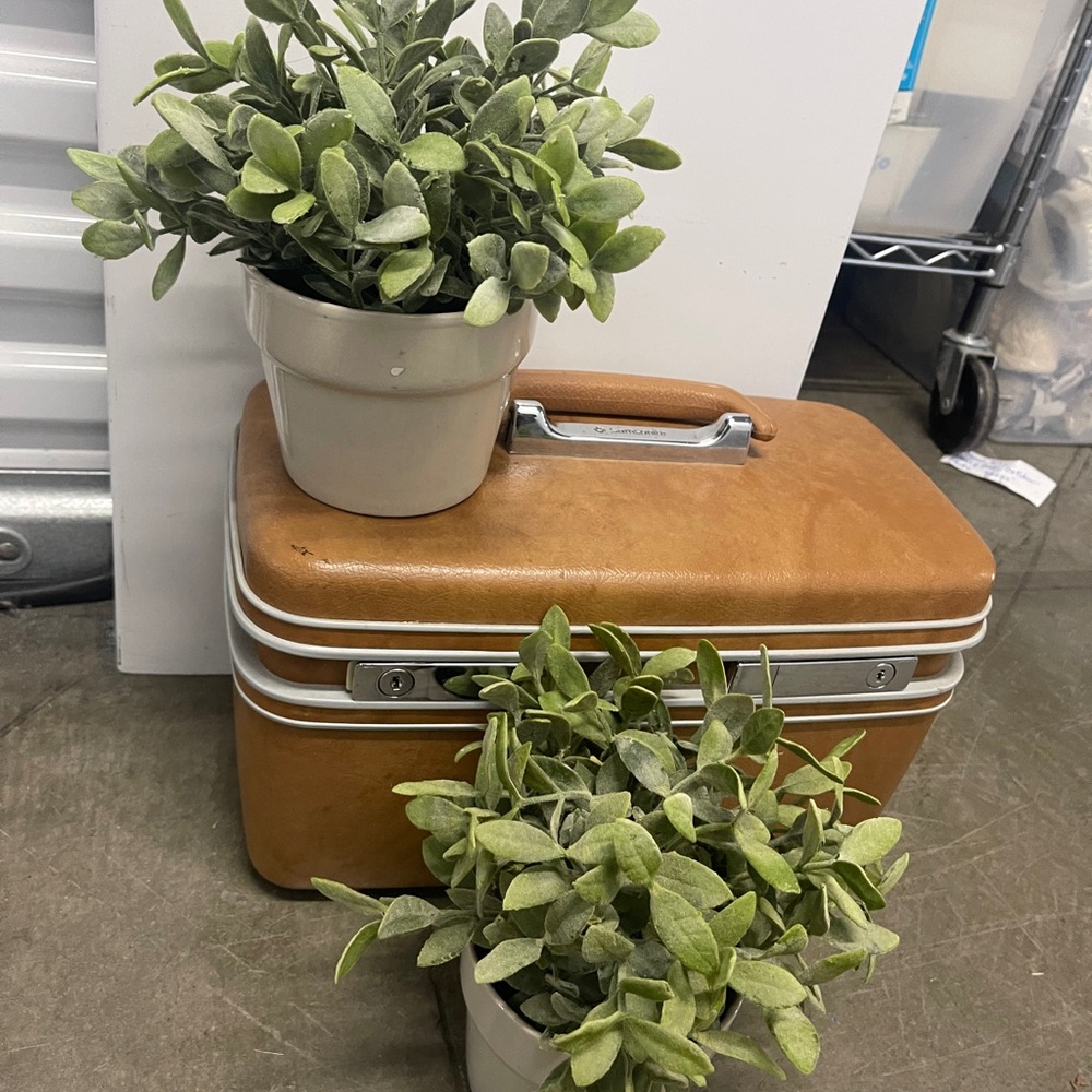 IKEA Faux Greenery Planters - 2 plants with pots 5”